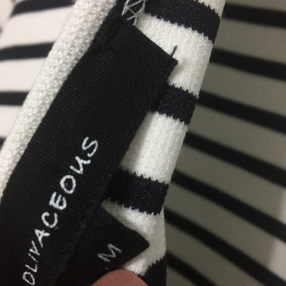 Olivaceous striped dress - Picture 4 of 5